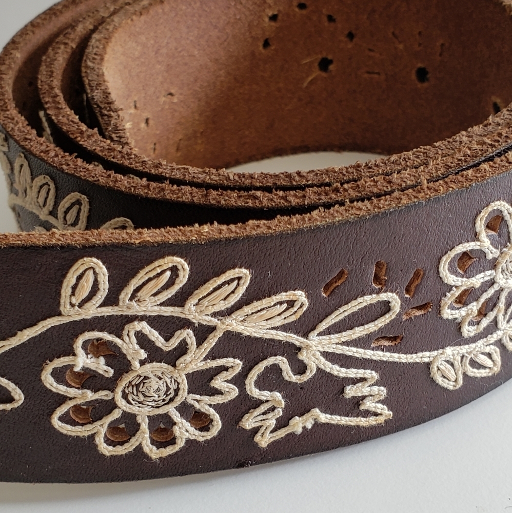 Genuine Leather Embroidered/bohomiam - Picture 2 of 7